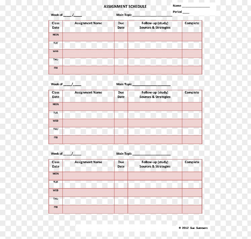 Student Homework Drawing Action Plan PNG