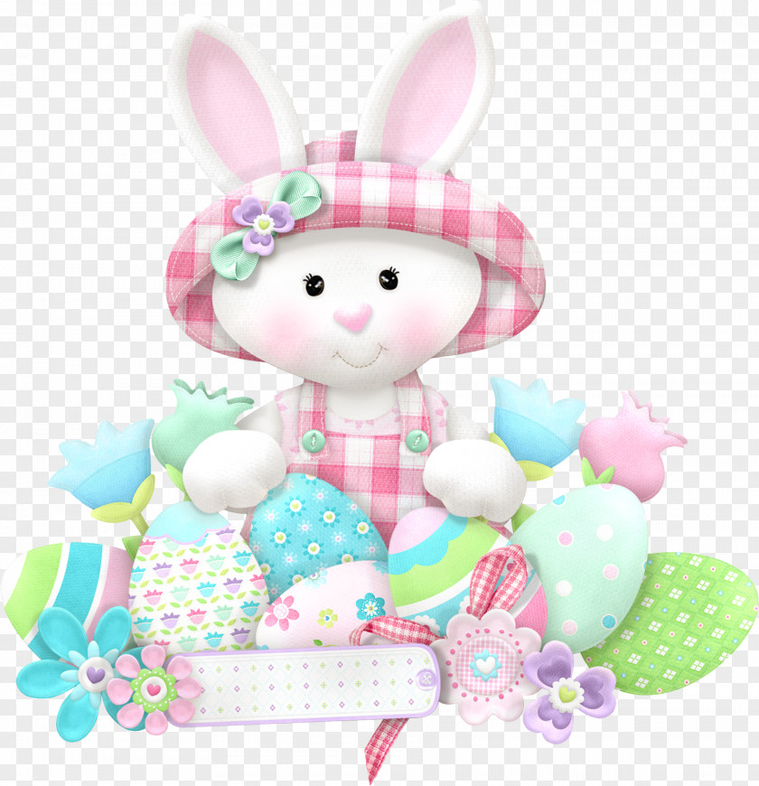 White Rabbit Easter Bunny Egg Clip Art PNG