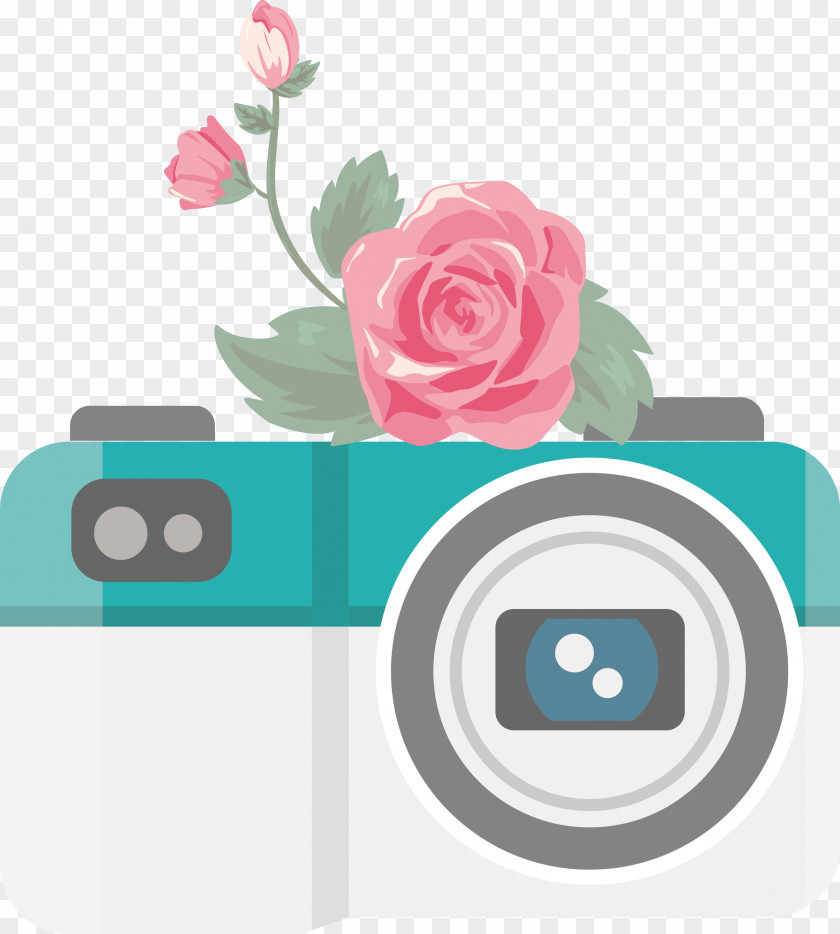 Camera Flower PNG