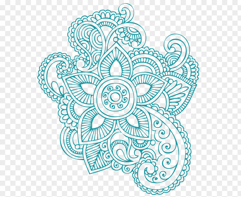 Design Mehndi Tattoo Henna Drawing PNG