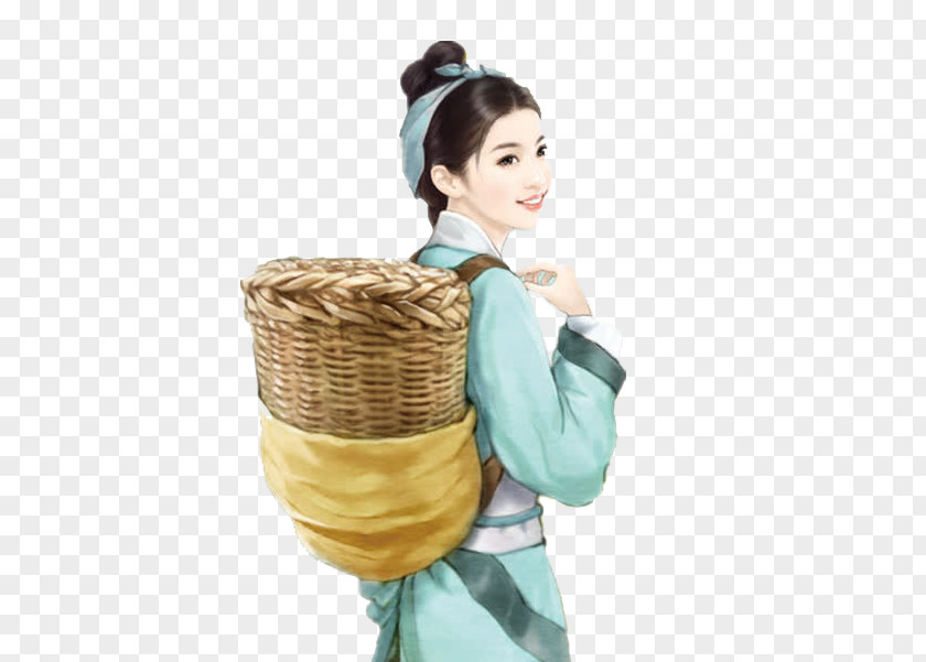 Female Herbs Woman Illustration PNG