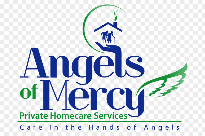 Live In Nursing Home Care Service Logo Health Brand Angel Of Mercy PNG