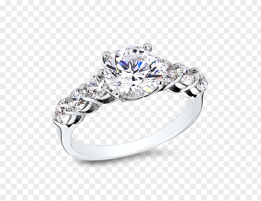 Cubic Zirconia Wedding Ring Sapphire Silver Bling-bling PNG