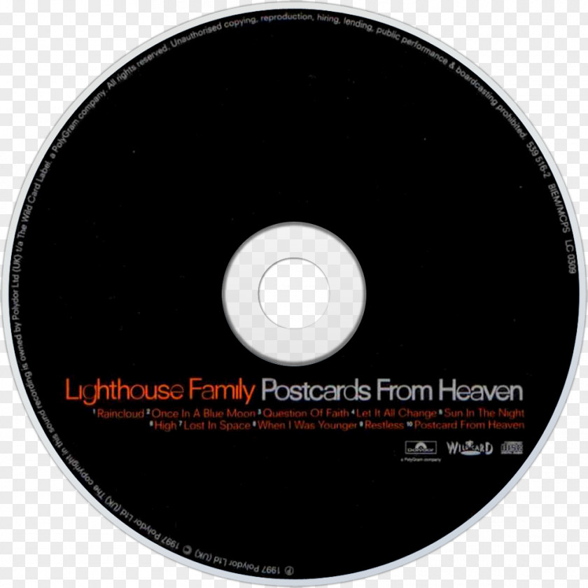 Greatest Hits Postcards From Heaven Postcard Whatever Gets You Through The DayLighthouse Day Lighthouse Family PNG