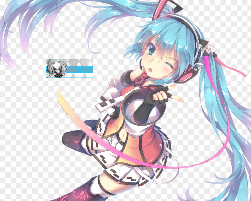 Hatsune Miku Project Diva F Vocaloid Rendering PNG