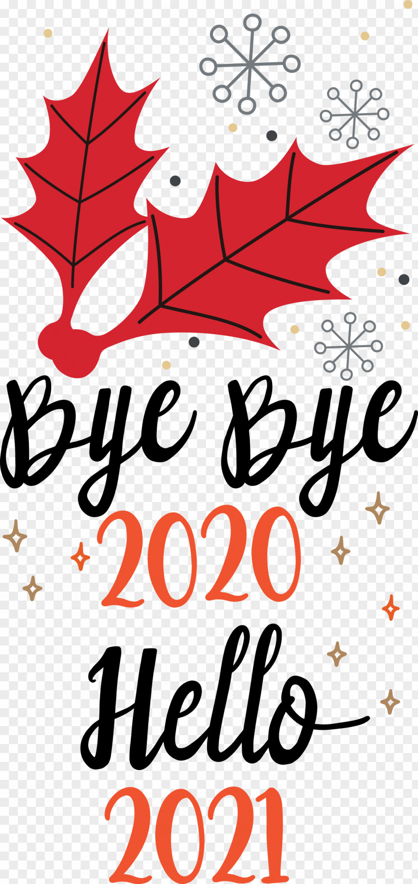 Hello 2021 Year Bye 2020 PNG