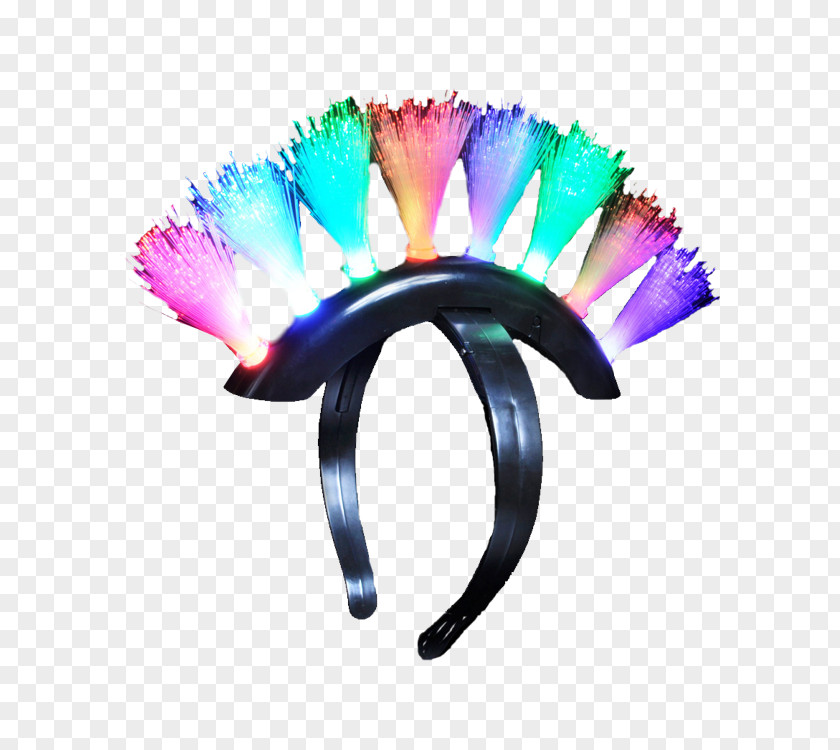 Mohawk Light Headgear Optical Fiber Color Hat PNG