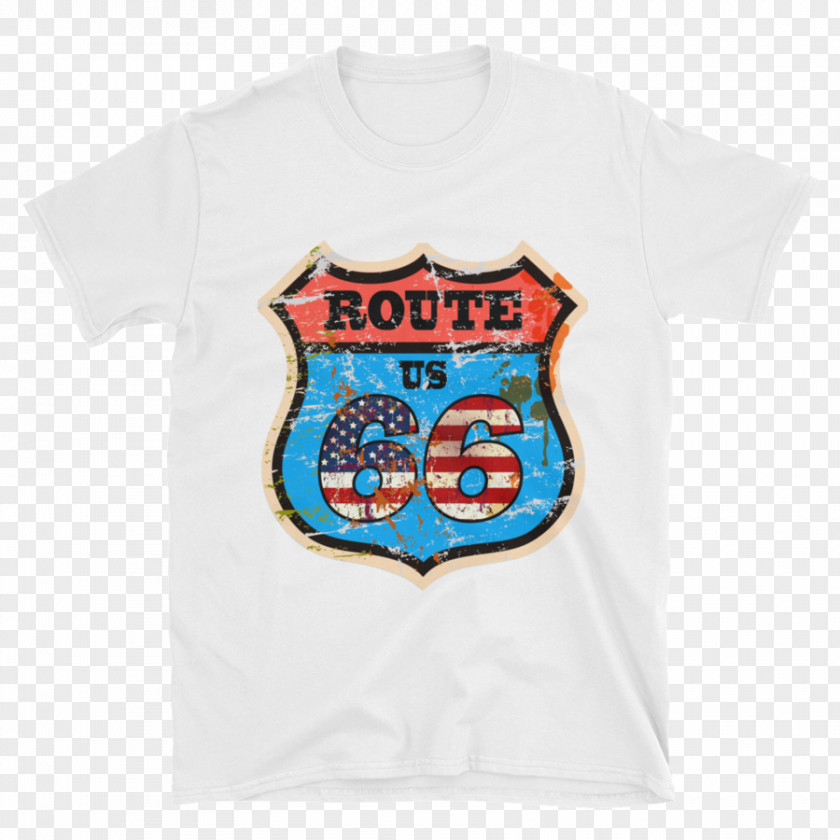 Personalized Colorful Flags T-shirt U.S. Route 66 Clothing Printing Etsy PNG