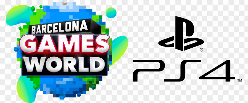 Playstation 4 Logo Fira De Barcelona Games World 2016 Video Fair PNG