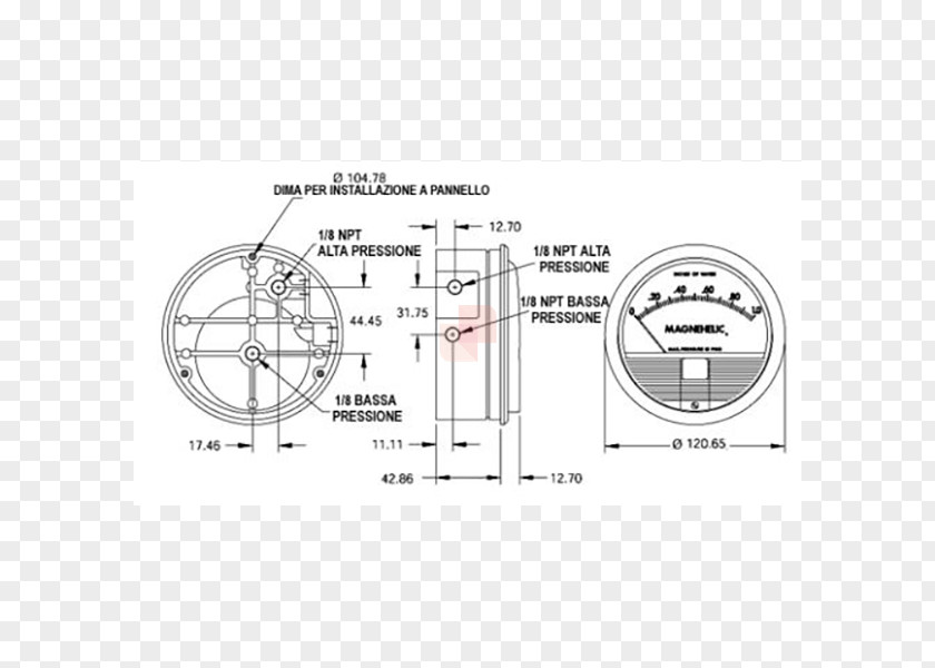 Pressure Measurement Manometers Gauge PNG