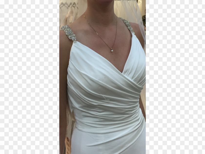 Satin Wedding Dress Cocktail Shoulder PNG