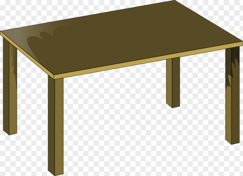Simple Display Vector Table School Furniture Clip Art PNG