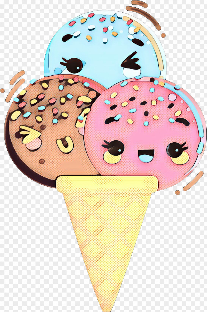 Sprinkles Chocolate Ice Cream Cone Background PNG