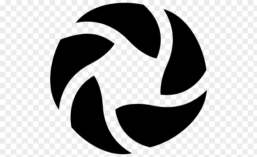 Circle White Crescent Logo Clip Art PNG