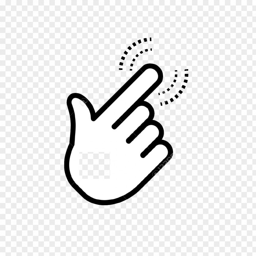 Click Hand Computer Mouse Pointer Cursor PNG