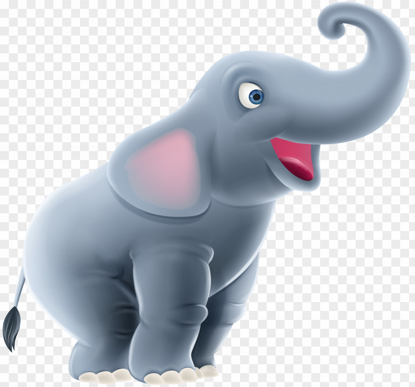 Cute Elephant Cartoon Clip Art Image Indian PNG