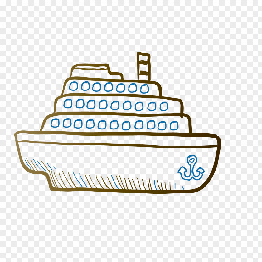 Line Pen Ship Drawing Boat PNG