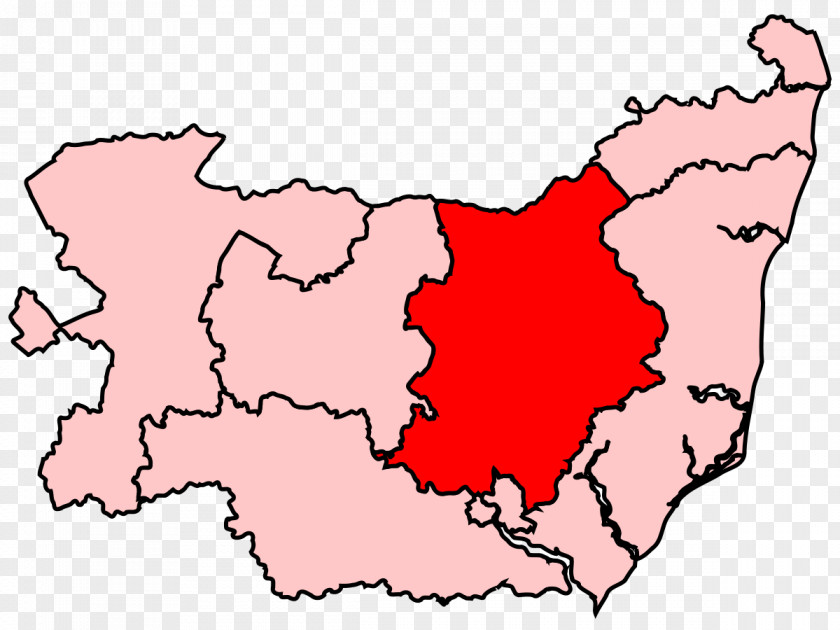 Map Central Suffolk And North Ipswich Coastal Electoral District PNG