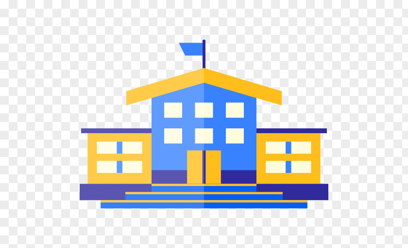 SCHOOL Building Icon PNG