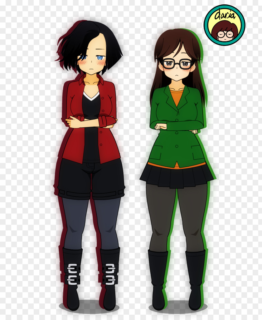 You Re My Angel Black Hair Cartoon Outerwear Character PNG