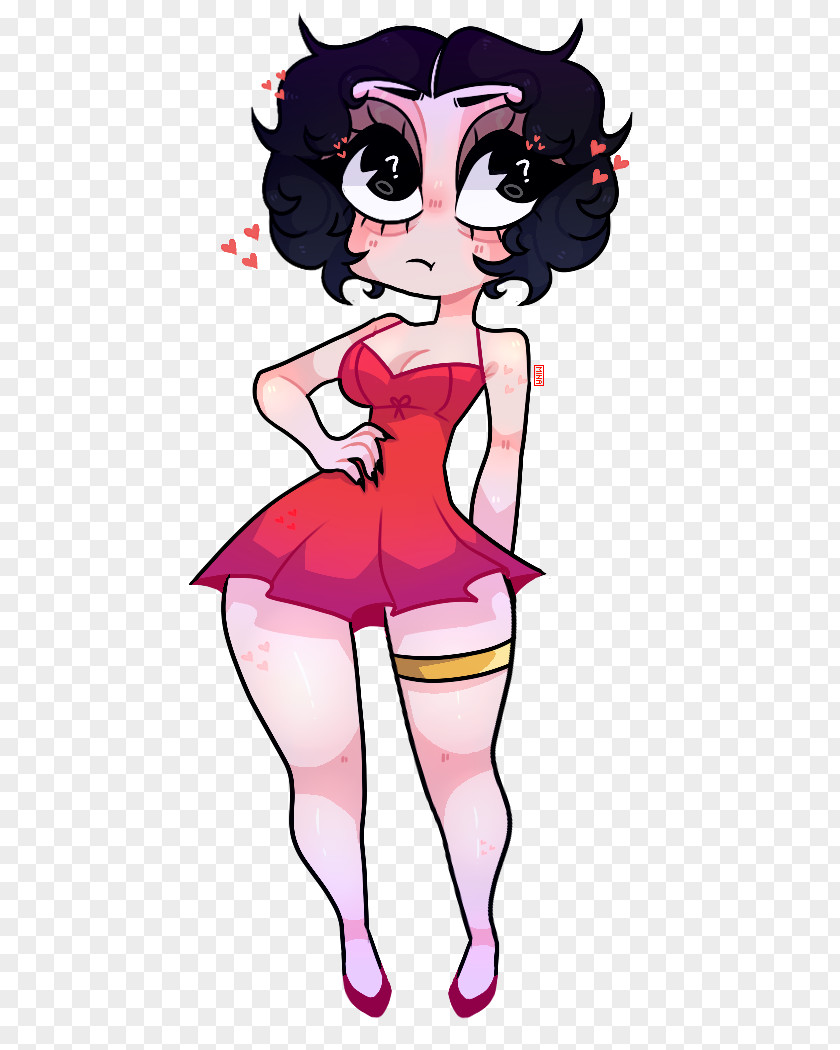 Betty Boop Fan Art Drawing PNG