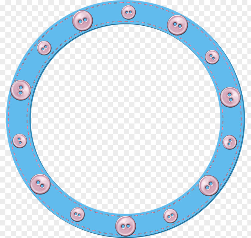 Blue Box Button Circle Paper Picture Frame Clip Art PNG