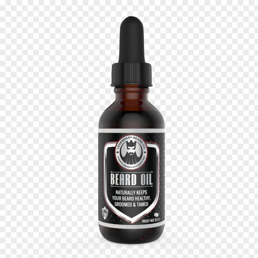 Oil Bottle Beard Essential Cleanser PNG