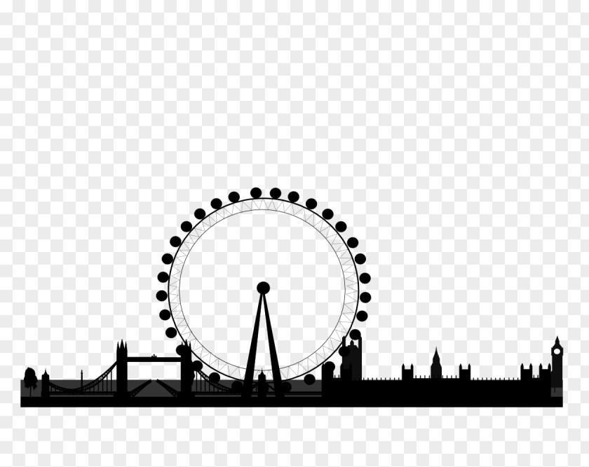 London Eye Big Ben Palace Of Westminster Clip Art Vector Graphics PNG