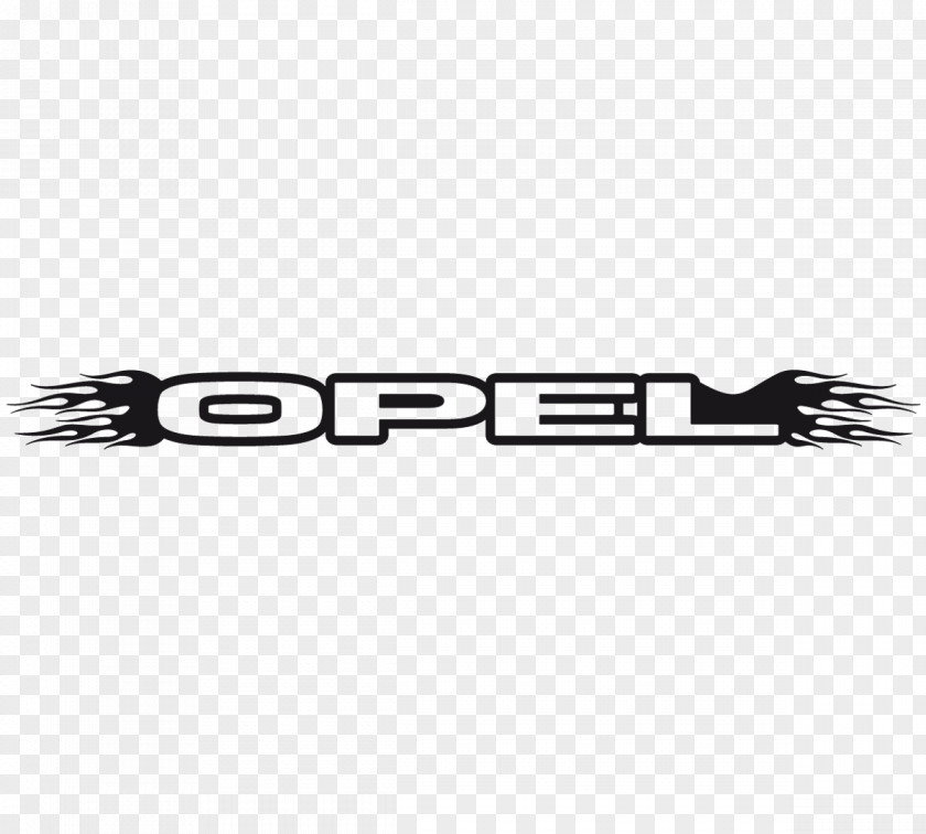 Opel Logo Brand Line Font PNG