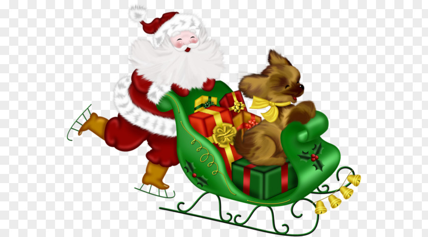 Santa's Slay Santa Claus Reindeer Ded Moroz Christmas Ornament Snegurochka PNG