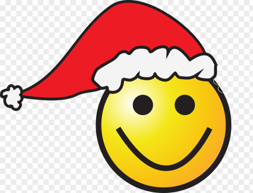 Smilie Clipart Santa Claus Smiley Christmas Emoticon Clip Art PNG