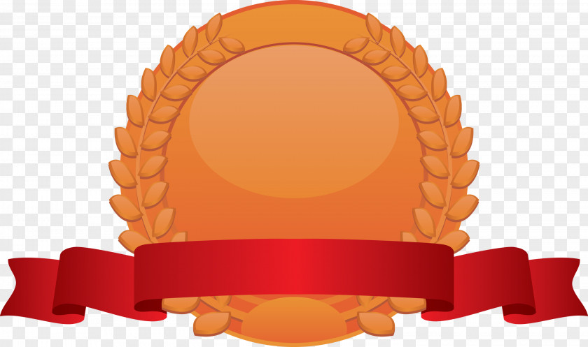 Brozen Badge Blank Award PNG