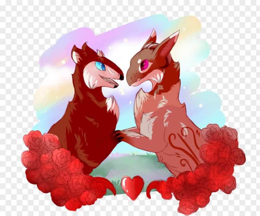 Dog Canidae Cartoon Valentine's Day PNG