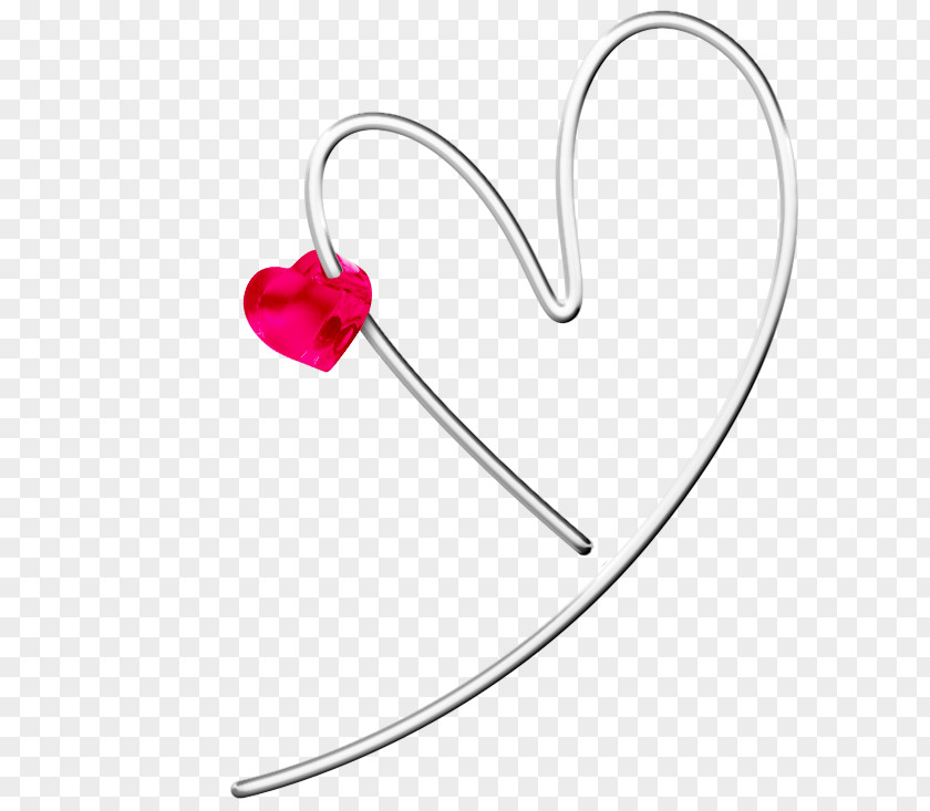 Heart M'Par Earring PNG