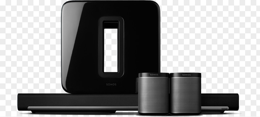 Play:1 Home Theater Systems Sonos PLAYBAR 5.1 Surround Sound PNG