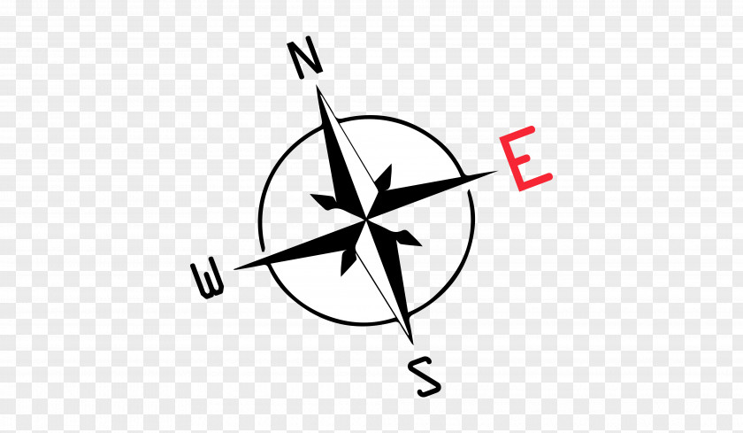 Compass Cardinal Direction Points Of The East Logo PNG