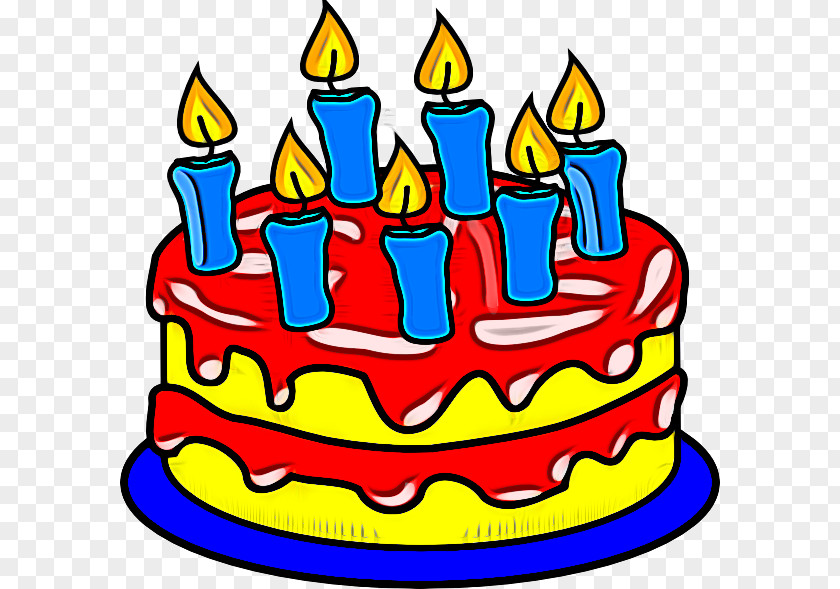 Food Baked Goods Birthday Candle PNG