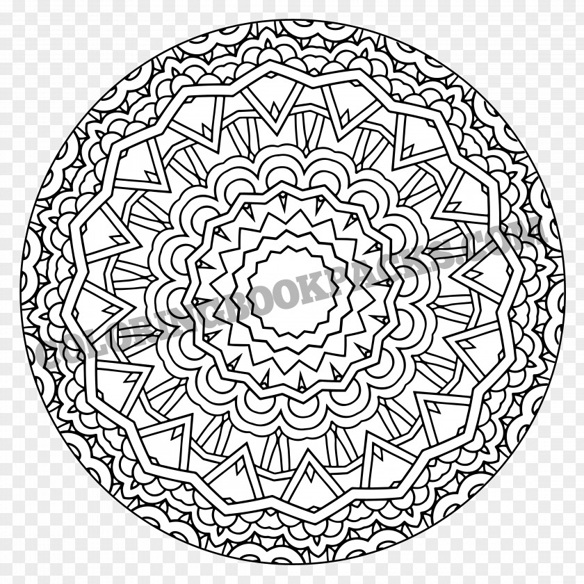 Mandala Drawing Visual Arts Monochrome PNG