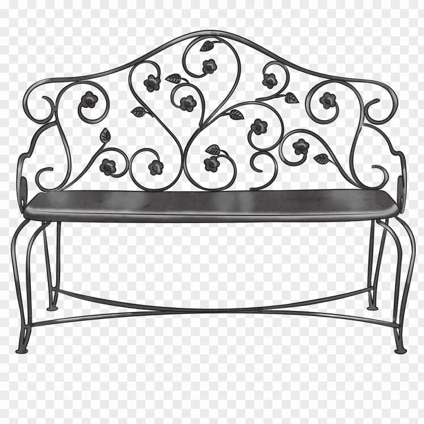 Rectangle Metal Coffee Table PNG