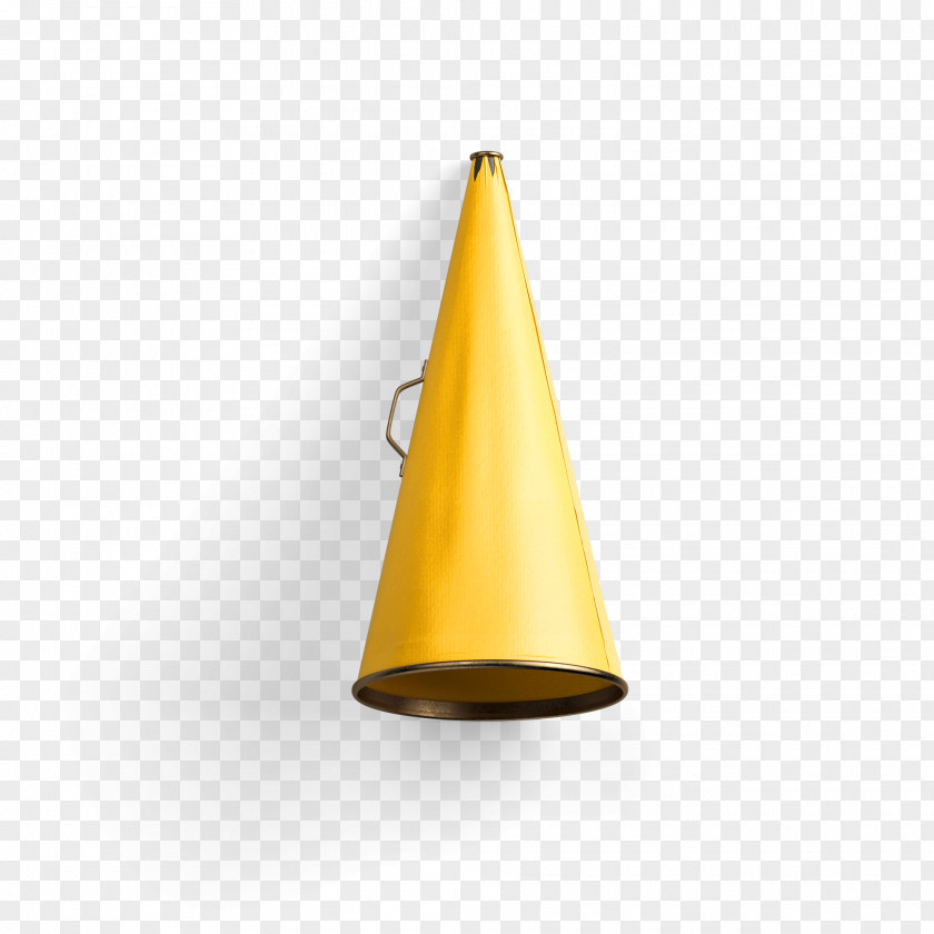 Yellow Megaphone Microphone Euclidean Vector Loudspeaker PNG