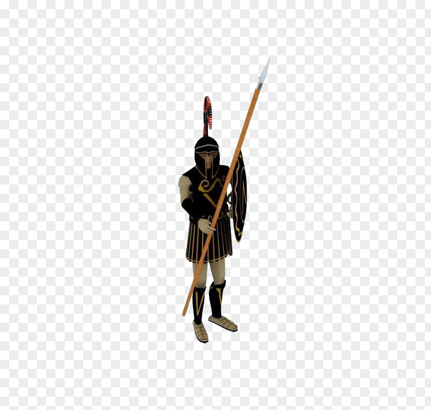 Ancient Warrior Shield Spear Weapon History Soldier PNG