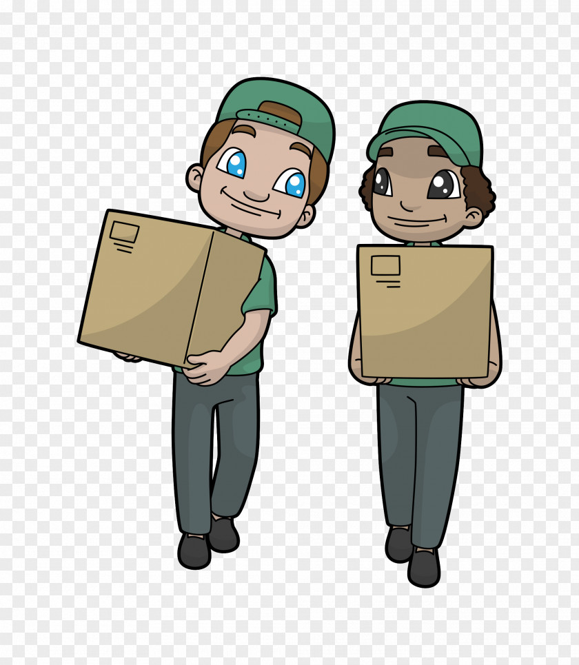 Animation Animated Cartoon Package Delivery Clip Art Gesture PNG