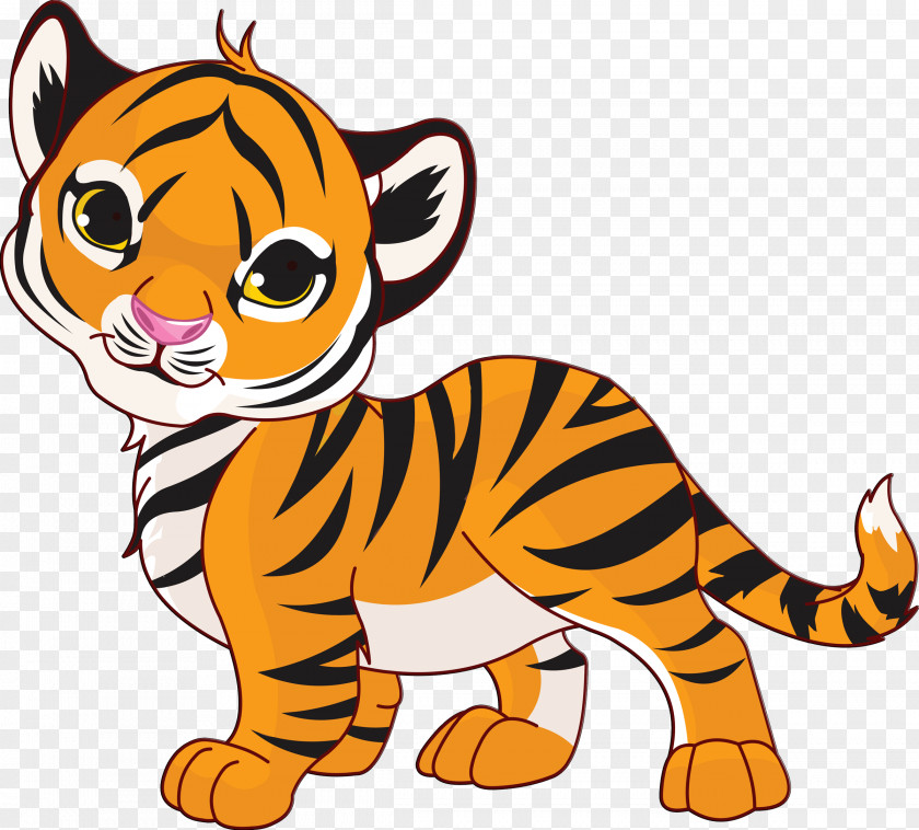 Baby Animals Tigers Felidae Clip Art PNG