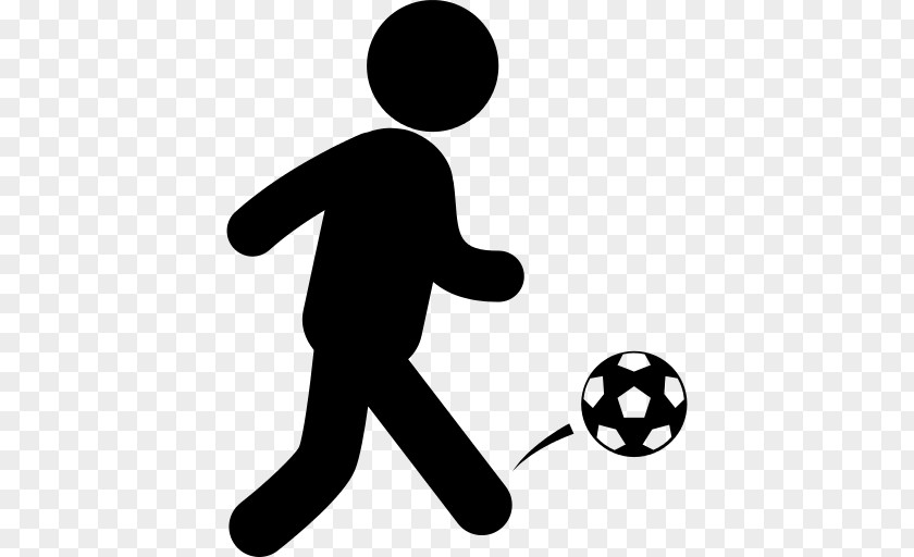 Child Icon Playing Football PNG