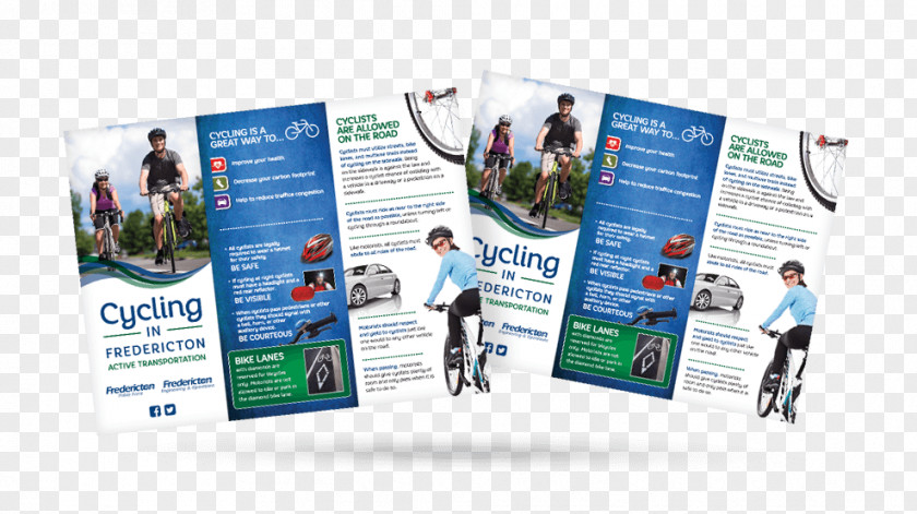Creative Brochure Design Advertising Cycling Bicycle PNG