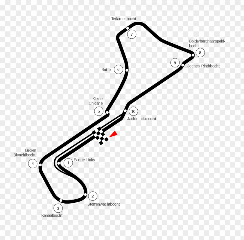 Formula 1 Circuit Zolder Gilles Villeneuve Race Track Auto Racing PNG