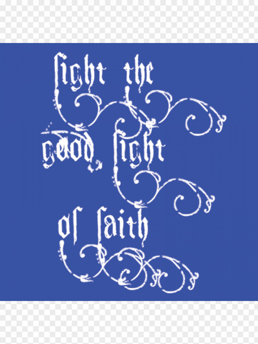 Good Fight Screen Printing Color Calligraphy Font PNG