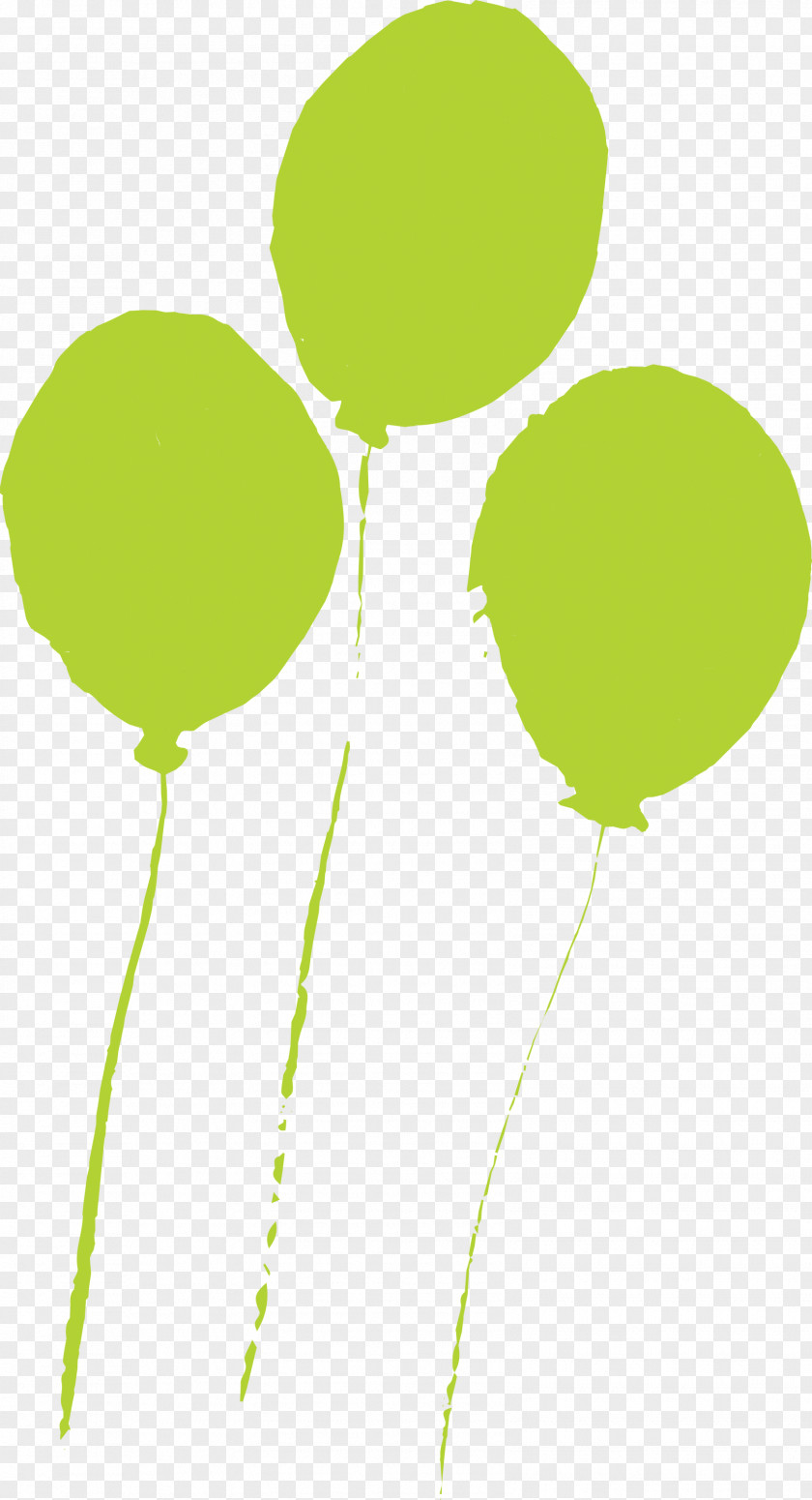 Green Leaf Balloon Plant Stem PNG
