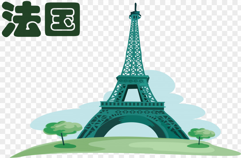 Paris France Eiffel Tower PNG