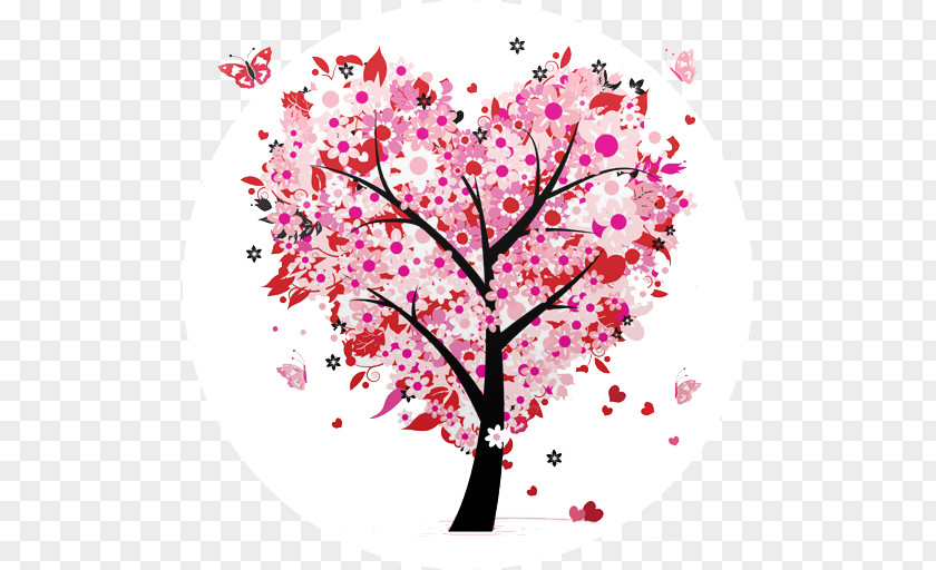 Valentine's Day Tree Heart PNG
